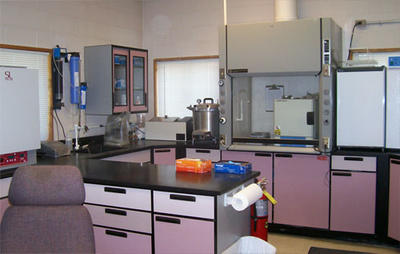 Wastewater facility inside the office